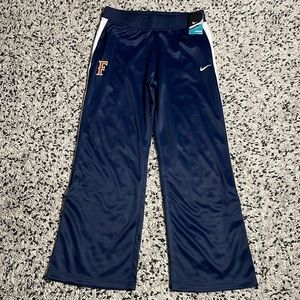 Nike Dri-Fit CSUF Athletic Warm Up Pants—Large, Navy Blue & White, NWT